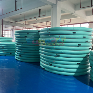 Isla flotante inflable gigante comercial, hamaca acuática redonda para piscina, océano, lago o río. - Product Image 6