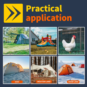 Zware Grond Ankers Schommel Set Metalen Waterdichte Stevige Camping Schuur Hond Carport Spiraal Trampoline Ankers Voor Harde Wind - Product Image 4