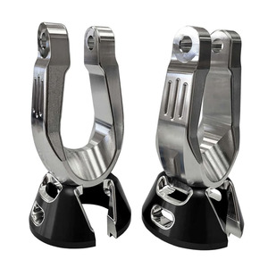 Trung Quốc dongguan CNC nhôm gia công dịch vụ chất lượng tốt nhất phôi phía trước thấp hơn sốc ngã ba (cặp) cho <span class=keywords><strong>Polaris</strong></span> UTV phụ tùng - Product Image 4