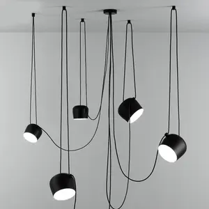 Durlitecn Noordse Plafondlamp Kroonluchter Woonkamer Hangende Verlichtingsarmaturen Restaurant Keuken Moderne Led Drum Hanglamp