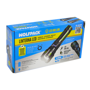 Linterna LED Portátil Recargable de Aluminio, 800 Lúmenes - Product Image 4
