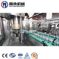 Nouveau projet de boisson gazeuse boisson gazeuse CO2 eau aluminium peut mise en conserve Machine de remplissage