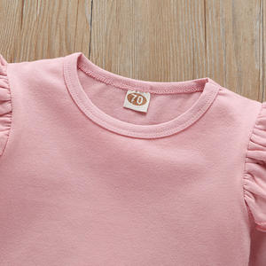 ชุดเสื้อผ้าเด็กผู้หญิงลายดอกไม้ พร้อมระบายแบบเจ้าหญิง ชุดรอมเปอร์ขายาวสำหรับเด็กผู้หญิง จากซัพพลายเออร์จีน - Product Image 2