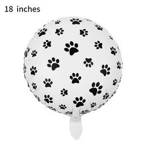 Ballon en aluminium de 18 pouces motif patte de chien, vache, animal, pour anniversaire, décoration de fête à thème animal pour enfants - Product Image 2