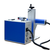 Machine de marquage laser à fibre de type split 20W 30W 50W, graveur laser portable pour métaux, acier inoxydable, bijoux et quincaillerie
