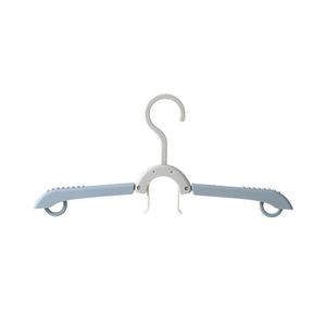 Cintres de voyage en plastique coloré en gros, accessoires de voyage, cintres pliables portables, étendoir à linge pour le voyage - Product Image 4