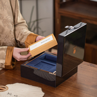 Boîte à thé en bois écologique personnalisée de haute qualité, vide, avec intérieur en EVA, pour l'emballage de petits briques de thé ou de cadeaux