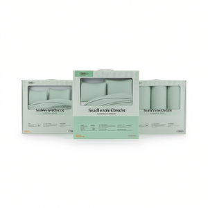 DB Reversible <b>Bedspread</b> <b>Set</b> Seafoam Print Microfiber Polyester King Queen Twin Size Home Hotel Use - Product Image 1