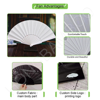Éventail pliant en plastique de style rétro chinois, motif floral classique, pour spectacles de danse, cadeau de mariage personnalisé pour les invités