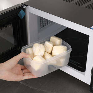 Hộp đựng thực phẩm nhựa có logo tùy chỉnh, nhẹ, có nắp, dùng để đựng đồ ăn mang đi và đồ uống trong nhà bếp - Product Image 4