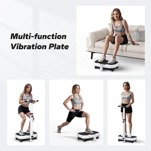 Wellshow <span class=keywords><strong>Sport</strong></span> Vibration Plate <span class=keywords><strong>Machine</strong></span> d'exercice <span class=keywords><strong>Machine</strong></span> d'exercice à plaques vibrantes avec mains courantes pour femmes hommes - Product Image 6