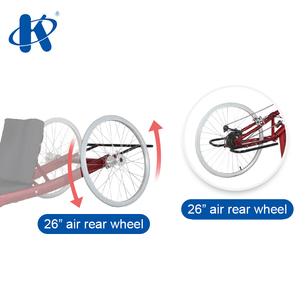 Kaiyang KY751L-40 CE/ISO manuel en aluminium léger <span class=keywords><strong>fauteuil</strong></span> <span class=keywords><strong>roulant</strong></span> sport racing <span class=keywords><strong>quickie</strong></span> <span class=keywords><strong>Fauteuil</strong></span> <span class=keywords><strong>Roulant</strong></span> de Sport Vitesse Roi - Product Image 2
