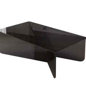 Consola moderna de estilo europeo, sofá, mesa de centro lateral, juego de mesa de té de grado superior con tapa de cristal para sala de estar o entrada - Product Image 2