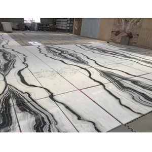 Azulejos de Mármol para Pisos, Decoración de Piedra Natural, Azulejos de Piedra para Paredes, Azulejos de Mármol para Pisos, Mármol Blanco Panda, Bianco Dalmata - Product Image 2