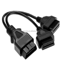 Cable OBD Personalizado de 16 Pines Macho a Hembra con Contacto de Cobre y Carcasa de ABS para VGA