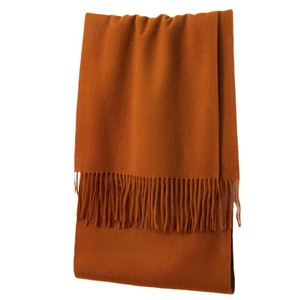 Imfield Chất lượng cao thấp moq unisex len khăn mùa đông dài màu rắn thanh lịch khăn khăn choàng tùy chỉnh logo thêu - Product Image 3