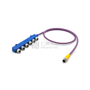 Nmea 2000 Marine Hệ Thống Terminator Không Thấm Nước Cáp IP67 Thông Tư <span class=keywords><strong>1</strong></span> Nam Để 6 Nữ Đầu Ra 6 Tee Cáp - Product Image 4