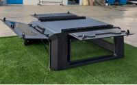 Camper de camionnette étanche en aluminium pour MG Maxus Eterron 9 & Ranger, avec hard top et barres de toit, topper de camionnette personnalisé