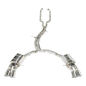 Échappement Catback Valvetronic en acier inoxydable soudé avec précision par Vortex, avec servomoteur pour Audi S4 S5 B9 B9.5 3.0T, optimisation des performances - Product Image 1