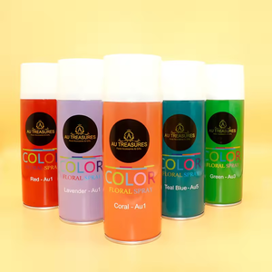 Fleurs de fleuriste agent de couleur en aérosol rose colorant à séchage rapide peinture en aérosol florale bricolage - Product Image 1