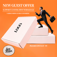Boîte d'emballage cadeau pour vêtements avec impression personnalisée, boîte d'expédition en carton avec logo personnalisé, boîtes d'expédition en carton ondulé