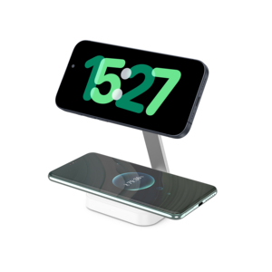 <span class=keywords><strong>Cargador</strong></span> inalámbrico magnético 2 en 1 plegable ajustable con logotipo personalizado compatible con iPhone AirPods - Product Image 6