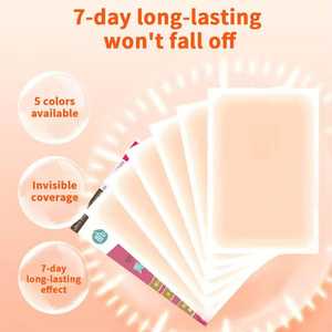 Autocollant de tatouage invisible en silicone durable activé par l'eau, imperméable, longue durée, fin, pour couvrir les cicatrices, les taches de naissance et les boutons d'acné - Product Image 3