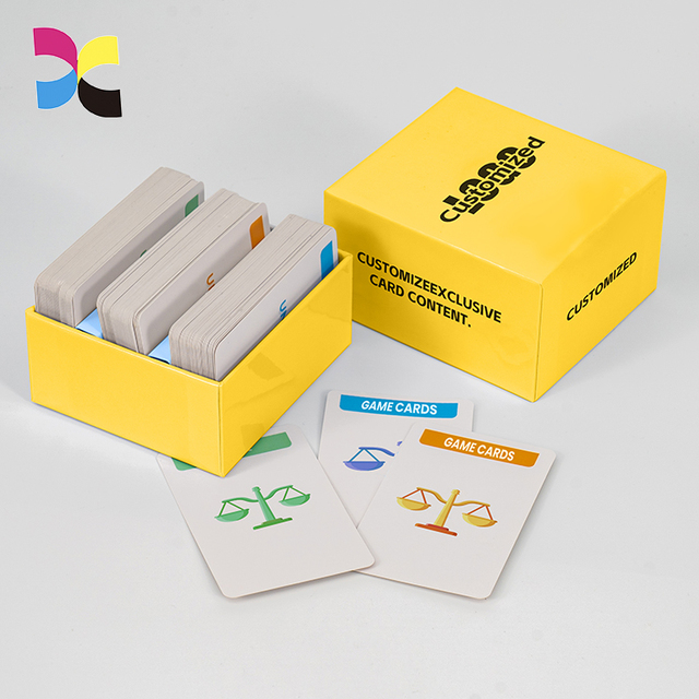 Wholesale Custom Card Deck Printing Cognitive Learning Flash Cards for Kids Educational