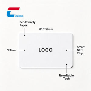 Tarjetas de Visita de Papel Personalizadas con NFC para Compartir con un Toque, Tarjetas de Papel NFC para Eventos con Reseñas de <span class=keywords><strong>Google</strong></span> - Product Image 6