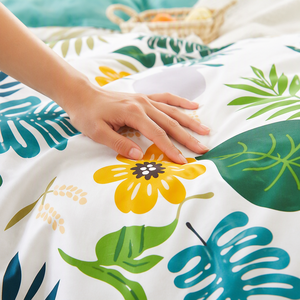 Juego de Ropa de Cama Balinesa para Dropshipping en la UE, 3 Piezas, Algodón Suave, Diseño Floral Exótico, Envío desde Polonia para Resorts - Product Image 4
