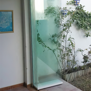 Porte coulissante en verre <span class=keywords><strong>pour</strong></span> balcon, pas chère, avec fenêtres pliantes à impact, <span class=keywords><strong>garniture</strong></span> extérieure avec serrure, portes en verre, patio en aluminium, porte pliante à deux battants - Product Image 2