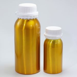 Bouteille en aluminium de 500 ml, 1 L, pour réactifs liquides, produits chimiques, avec joint de couvercle interne, 50 ml, 250 ml, emballage personnalisé en métal pour parfum - Product Image 2
