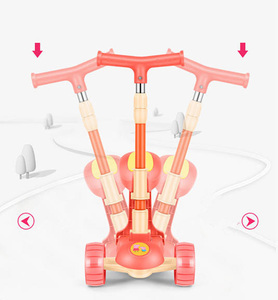 Neuer hochwertiger Griff Dreirad Flash Balance Fahrrad Blinkendes Rad Kind Kinder Kick <span class=keywords><strong>Scooter</strong></span> - Product Image 6