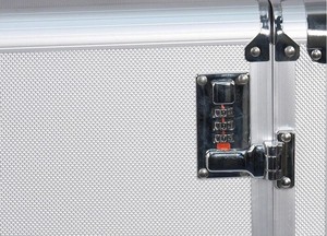 Nhôm bánh du lịch lưu trữ đồ trang sức trường hợp với 12 nhựa Stackable hiển thị khay tùy chỉnh OEM/ODM đồ trang sức trường hợp bó - Product Image 6