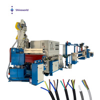 Machine automatique de fabrication de câbles électriques à haute efficacité et de qualité, pour câbles électriques Cat5 et Cat6 en Ukraine, extrusion de fils de cuivre