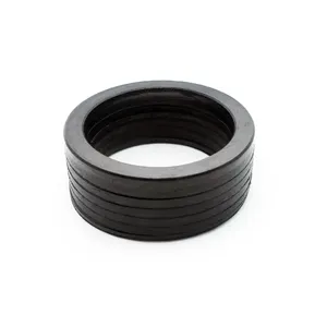 Material NBR do anel de cilindro hidráulico de vedação de embalagem Vee de fábrica personalizável para aplicações mecânicas e de bomba - vedação de haste de PTFE