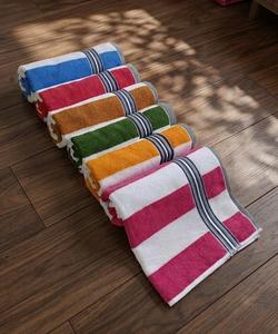 Toallas de Mano con Patrón Geométrico Colorido, Toallas de Playa de Algodón Rectangulares de Secado Rápido, Estampadas, Estilo Moderno para Adultos - Product Image 5