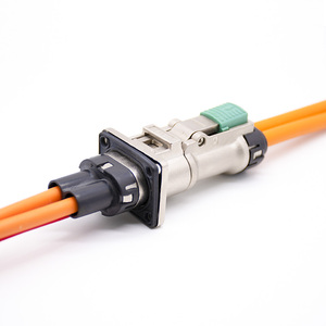 HVIL — prise HV 2 pin 200a câble <span class=keywords><strong>Orange</strong></span> 35 mm2, connecteur métallique avec 6MM, 2 pièces - Product Image 4
