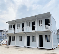 Maison préfabriquée moderne blanche portable et pliable à bas prix, petite maison prête à être expédiée depuis la Chine
