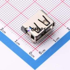 HX 10.0 QC6.3 JB USB Connector Bent Lead Through Hole Connector Type-A USB 2.0 Female Right Angle Insert - Product Image 1