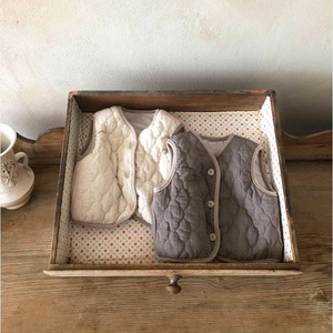 Nuevo Chaleco Infantil Retro para Otoño e Invierno, Chaleco Cortavientos de Color Sólido para Bebés, Niños y Niñas - Product Image 3