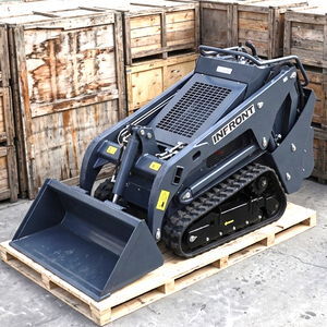 Mini-chargeuse sur chenilles 5 EPA de 400 kg avec broyeur forestier et tondeuse à gazon, équipée d'un moteur D1105, puissance robuste et stabilité accrue - Product Image 1