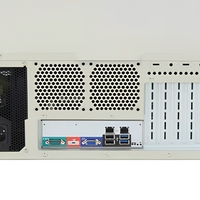 Ordinateur industriel de bureau en rack 19 pouces 610 4U, serveur IPC, PC I3 / I5 / I7 en option, noir pour l'automatisation à la périphérie