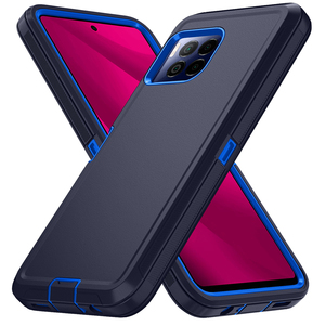 Per Revvl 7 Pro, custodia robusta antiurto in TPU e PC dal design semplice, con clip da cintura e supporto. - Product Image 1