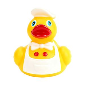 Promo Usine de Jouets Vente en Gros Jouets de Bain pour Bébé Très Vendus Jouets Créatifs pour Jouer dans l'Eau Petits Canards Jaunes en Forme de Chef - Product Image 2