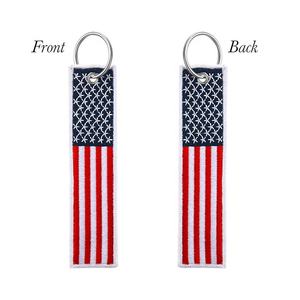 Logo <span class=keywords><strong>personnalisé</strong></span> Amérique Canada Mexique Drapeau Vol <span class=keywords><strong>Porte</strong></span>-clés <span class=keywords><strong>Porte</strong></span>-clés Retirer le vol avant le vol Logo tissé Anime Jet Tag <span class=keywords><strong>personnalisé</strong></span> - Product Image 4