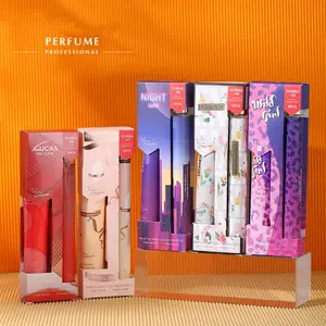 Perfume feminino duradouro, fragrância tubo de teste de perfume em duas peças