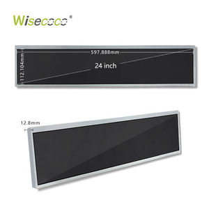 Pantalla LCD de Barra Estirada de <span class=keywords><strong>24</strong></span> <span class=keywords><strong>Pulgadas</strong></span>, Pantalla Ultra Ancha de 1920*360 para Señalización Digital Interior y Exterior - Product Image 3