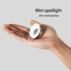Luz LED <span class=keywords><strong>de</strong></span> Techo Empotrada COB Comercial, Mini, Regulable, para Interiores, Ángulo <span class=keywords><strong>de</strong></span> Haz Estrecho, Antideslumbrante, Foco Inteligente, <span class=keywords><strong>Precio</strong></span> <span class=keywords><strong>de</strong></span> Fábrica - Product Image 1