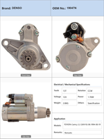 Démarreur de voiture TOY OTA Cam ry Carina Celica Avensis RAV 4 1992 à 2003 1.7KW 12V 13T CCW 19047N 0986018761